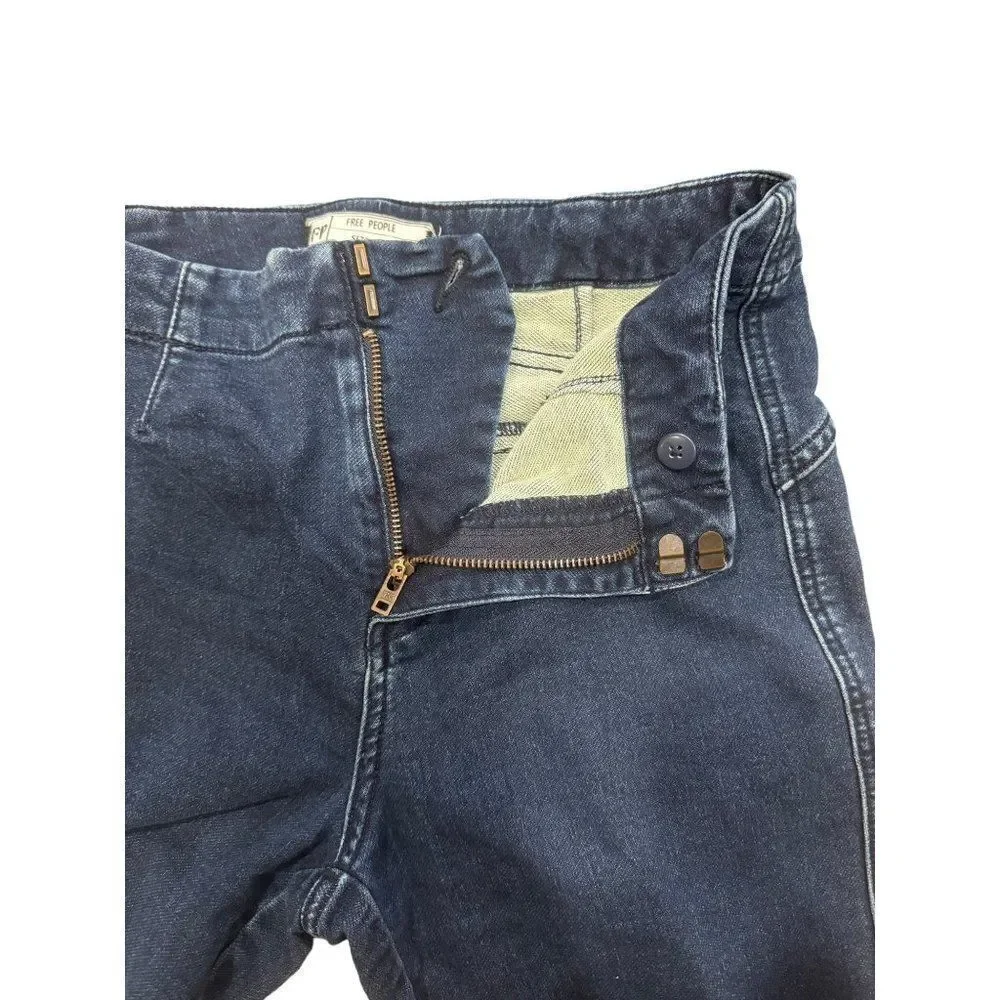 Free People Crop Stretch Comfy Jeans Sz 29 Women